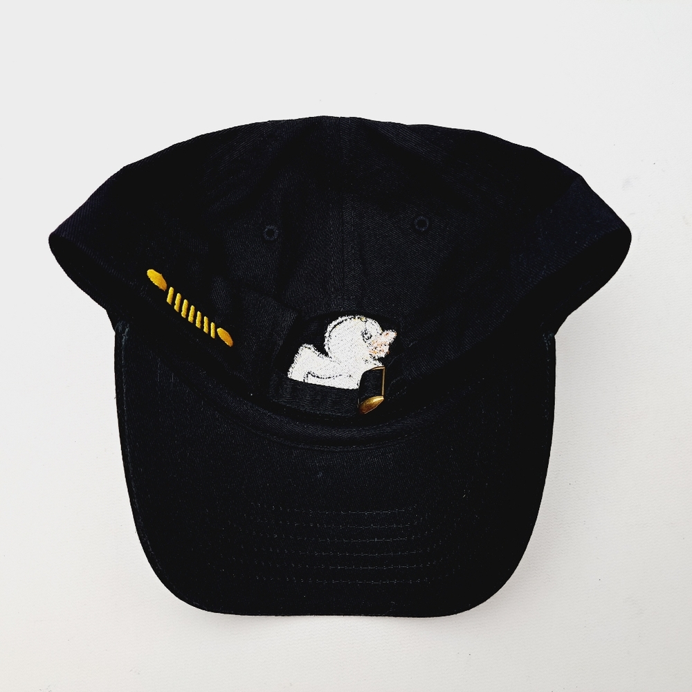 Jeep Duck Embroidered Dad Hat Cap Black Cotton Relaxed Strap - Picture 4 of 5